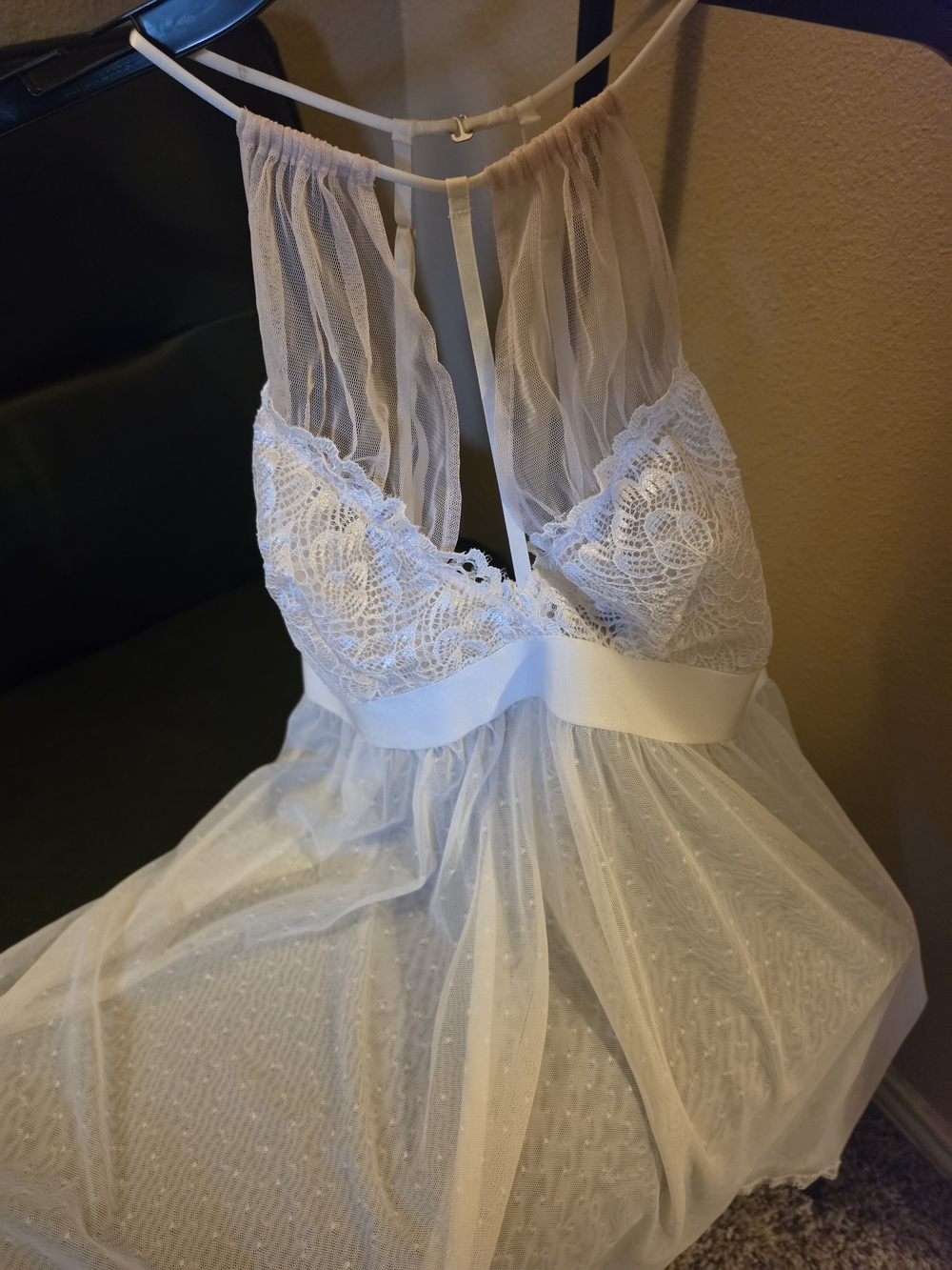 Swductivewear White Nighty Size Large